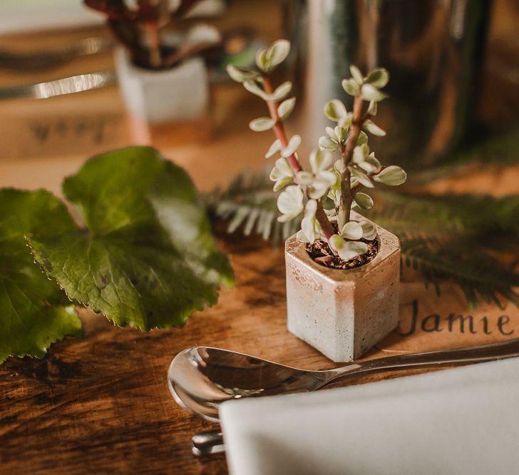 Foliage And Plant Filled Industrial Wedding At Gibson Mill And The Arches Dean Clough Yorkshire With Images From Lianne Gray Photography