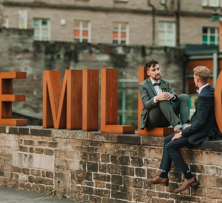 Foliage And Plant Filled Industrial Wedding At Gibson Mill And The Arches Dean Clough Yorkshire With Images From Lianne Gray Photography