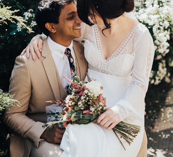 Bride and groom wedding portraits by Rebecca carpenter Photography