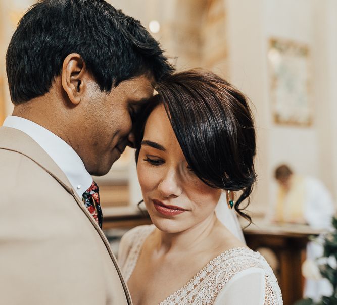 Intimate wedding portrait by Rebecca Carpenter Photography