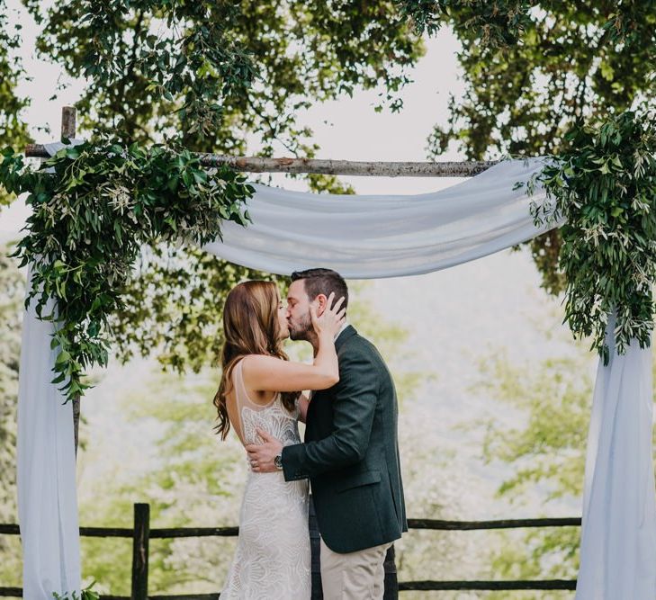 Wedding arch for Italian wedding