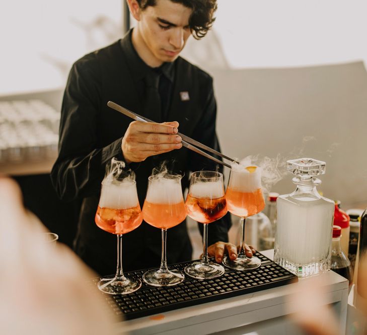 Aperol Spritz wedding drinks