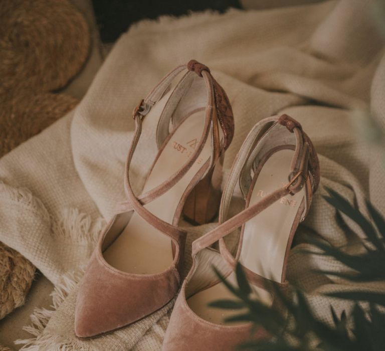 Pink Suede Justeneshoes