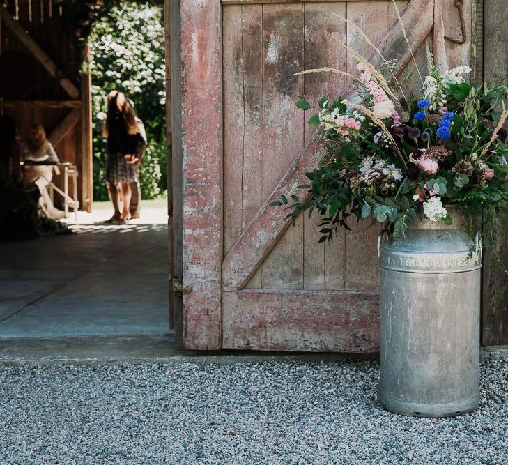 Wedding Flowers for Rustic Barn Ceremony