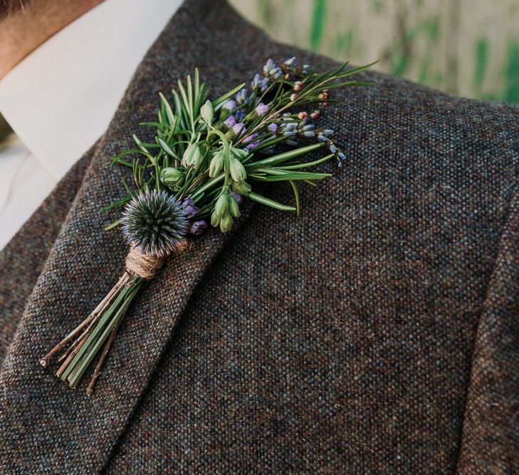 Wildflower Groom Buttonhole