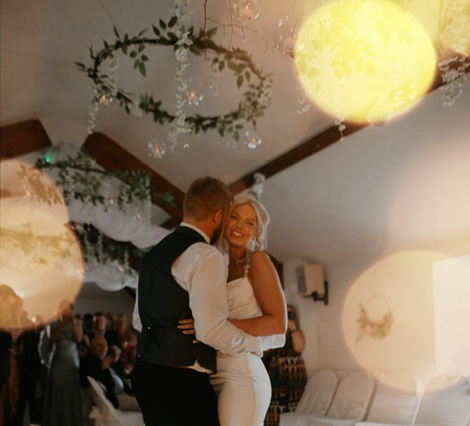 Bride and groom first dance