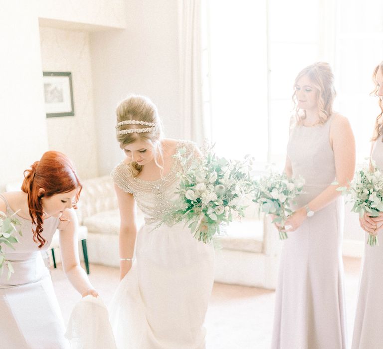 Giselle Dress By Anna Campbell Sefton Park Palm House Wedding Photography By Sarah Jane Ethan