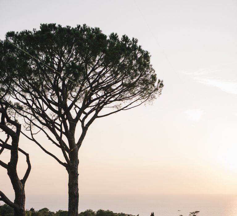 Infinity Pool and Sunset on Isle of Capri