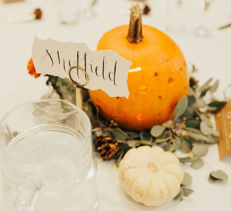 Wedding Table Names after Towns