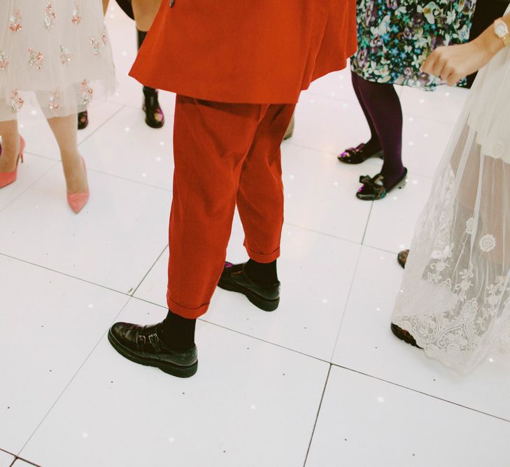 Speeches. British tweed countryside wedding complete with Vintage Fun Fair | Sandra Mansour Dress | Hunter Wellies | Marleybrook House | Hunter Wellies | Images by David Jenkins