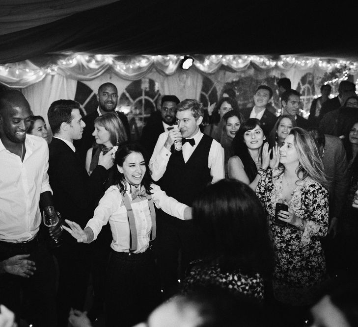 British tweed countryside wedding complete with Vintage Fun Fair | Sandra Mansour Dress | Hunter Wellies | Marleybrook House | Hunter Wellies | Images by David Jenkins