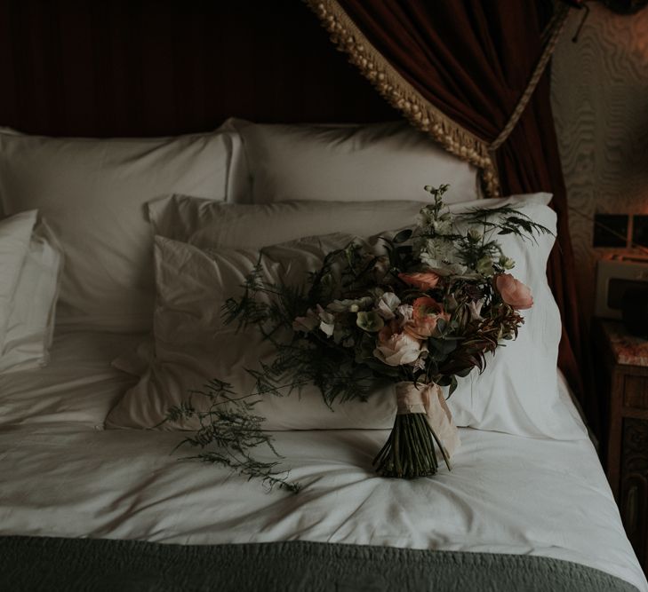 Wedding Bouquet with Anemones &amp; Ranunculus Flowers