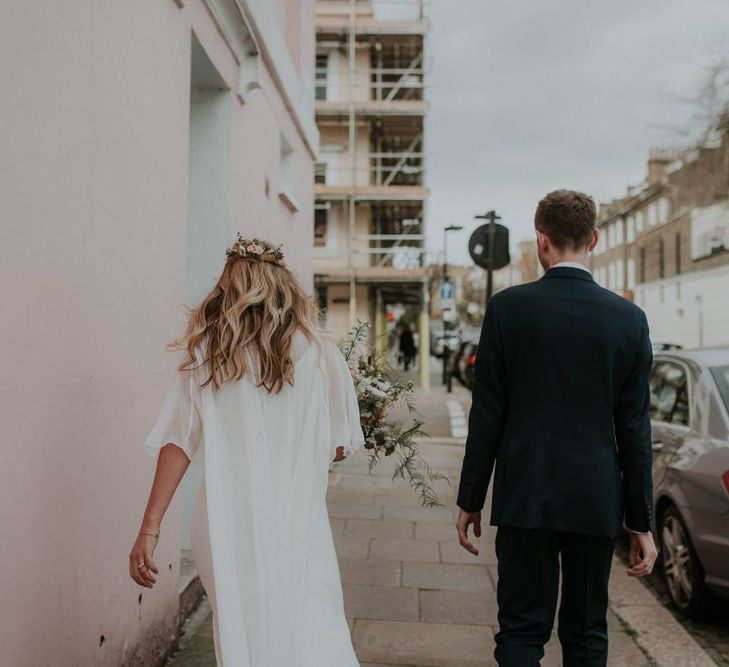 Bridal Cape For London Wedding