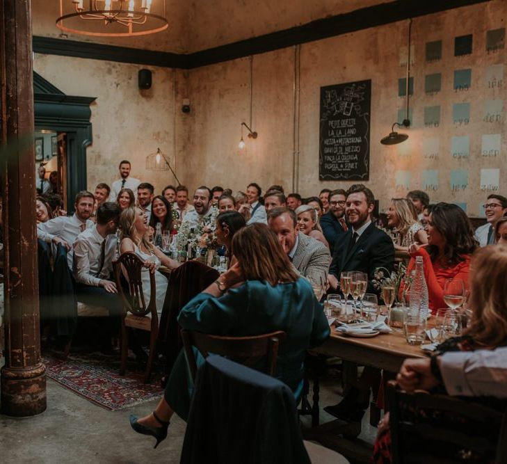 Guests In Bull And Gate Pub Reception