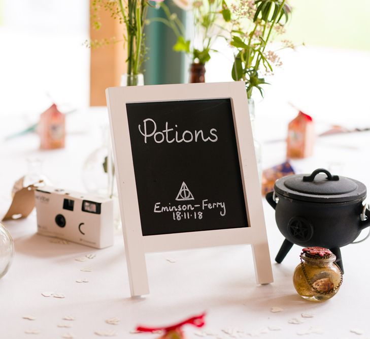 Potions Harry Potter Wedding Decor