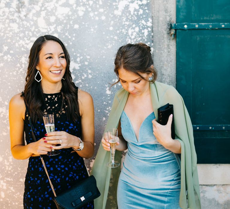 Wedding Guests | Pastel Blue &amp; Green, Romantic, Destination Wedding at Corfu Luxury Villas, Planned by Rosmarin Weddings &amp; Events | Mikhail Balygin Fine Art Wedding Photographer