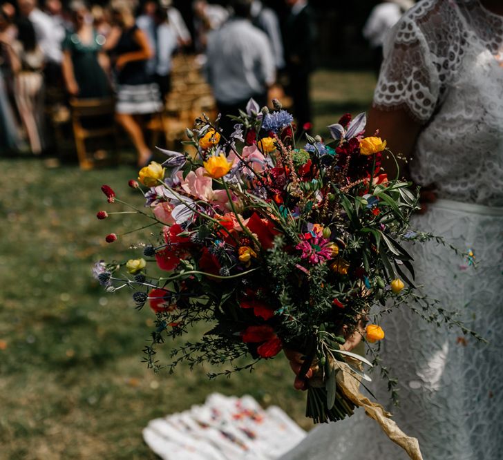 Colourful Handpicked Wedding Bouquet