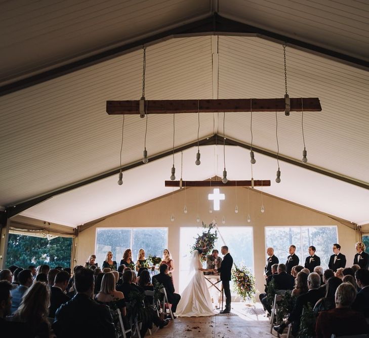 Wedding Ceremony at Haycroft Farm In South Africa