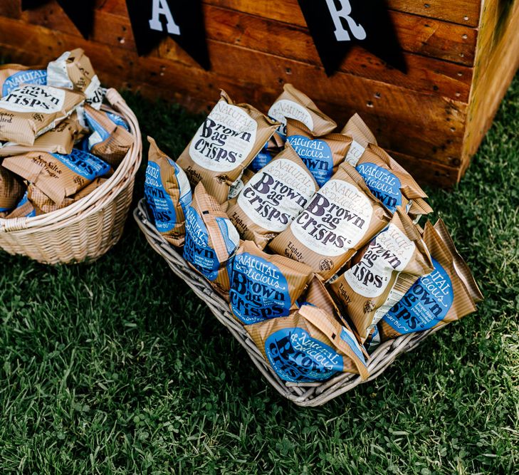 Popcorn Bar For Wedding // Bride In Floral Dress By Stephanie Allin Festival Wedding With Food Trucks &amp; Outdoor Ceremony With Geo Dome Tent Baya Hire Epic Love Story Photography