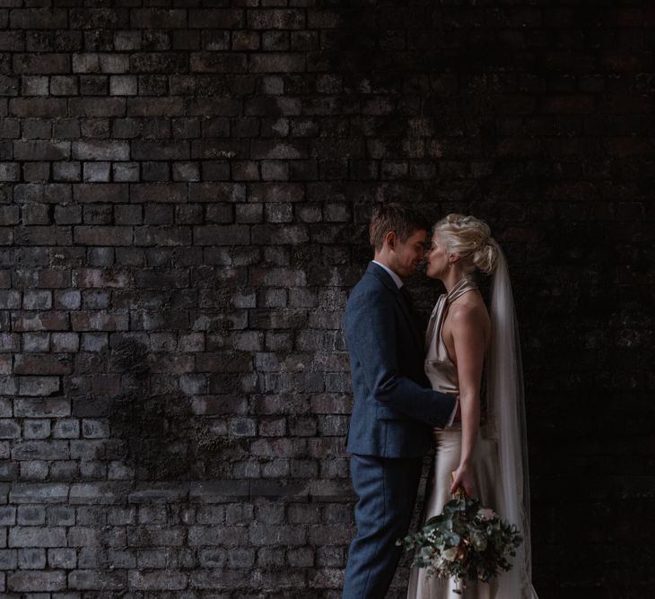 London Fields Brewery Wedding With Bride In Bespoke Dress By Katrine Mikklesen And Images From Taylor Hughes Photography