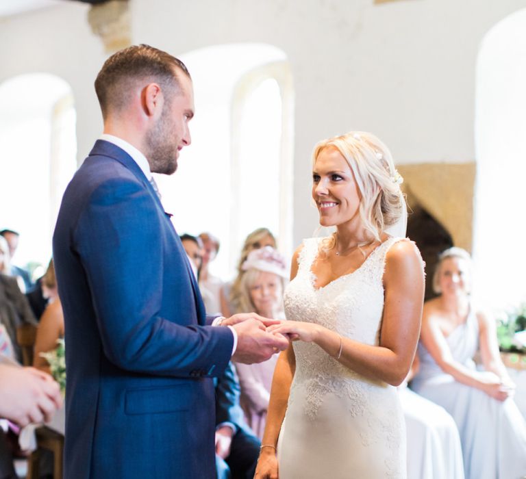 Bride and Groom Exchanging Vows