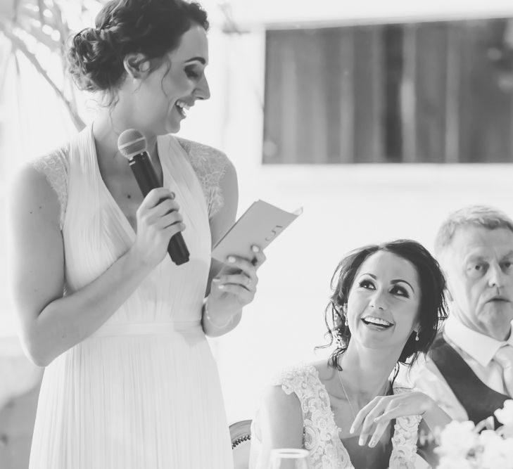 Wedding Speeches // Le Petit Chateau Northumberland Wedding Venue For Fun Wedding With Two Brides And Images From Willo Photography