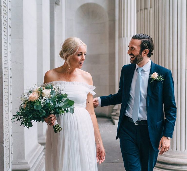 Socially distanced wedding at Old Marylebone Town Hall