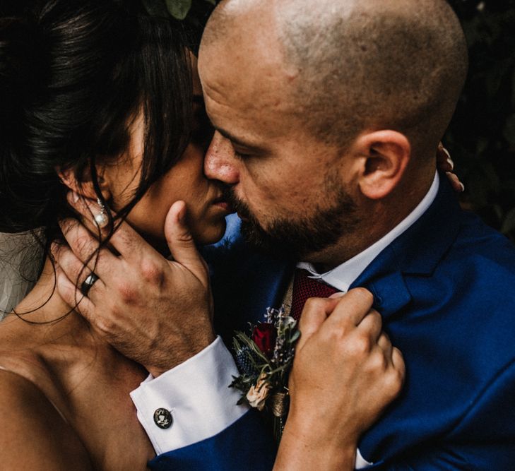 Glamorous Iscoyd Park Wedding With Burgundy, Navy And Ivory Colour Scheme With Artistic And Alternative Images From Carla Blain Photography