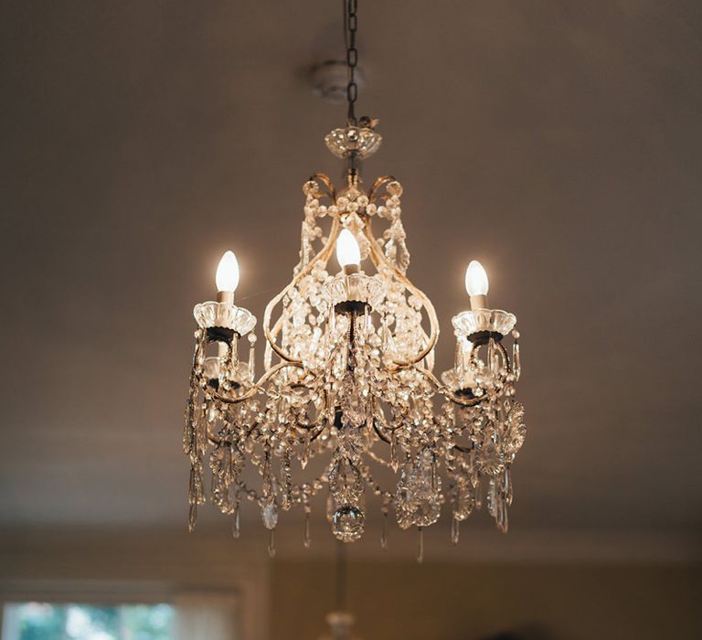 Chandelier At Ceremony Venue