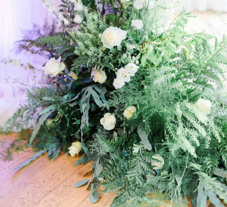 White and Green Wedding Flowers