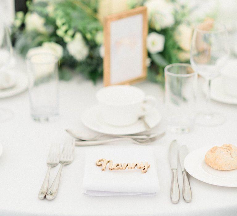 Personalised Wooden Name Place Settings