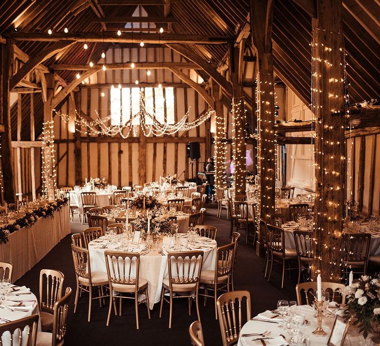 Rustic Barn Wedding Decoration In Essex