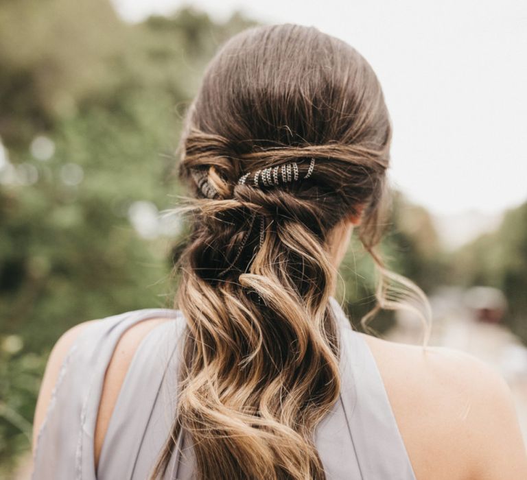 Bridesmaid Half Up Half Down Hairstyle