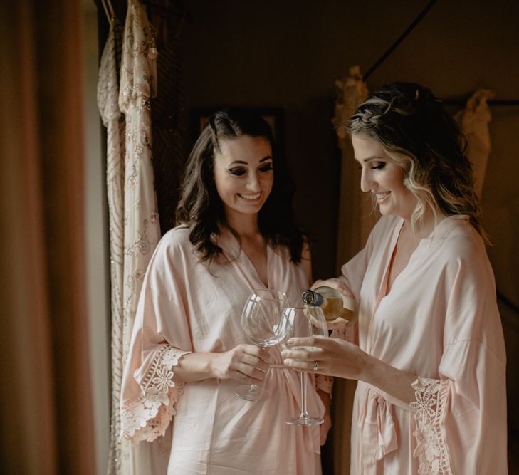 Blush Pink Getting Ready Robes