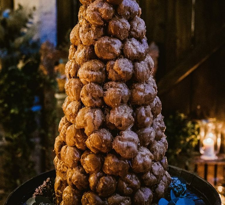 Croquembouche wedding cake