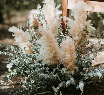 Pampas Grass Wedding Decor