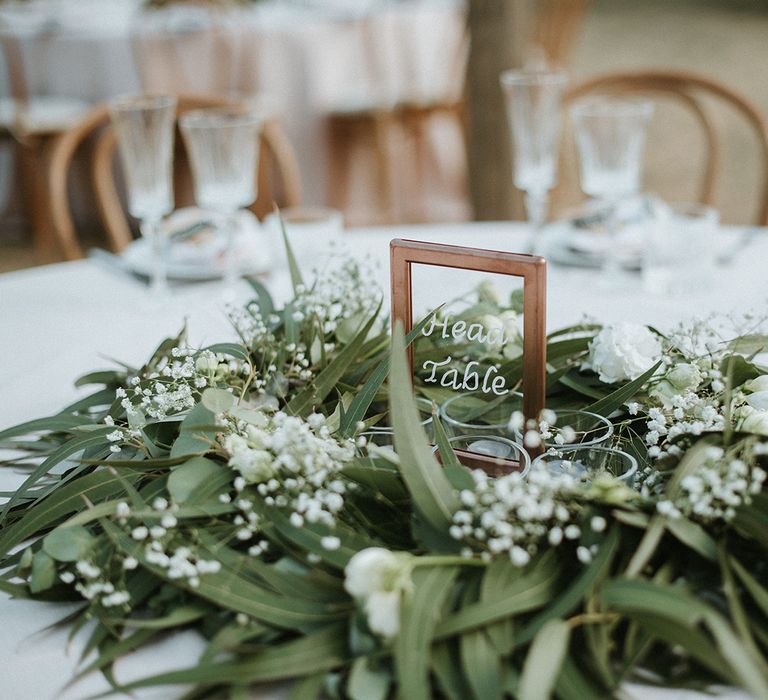 Wedding Table Decor With Table Numbers