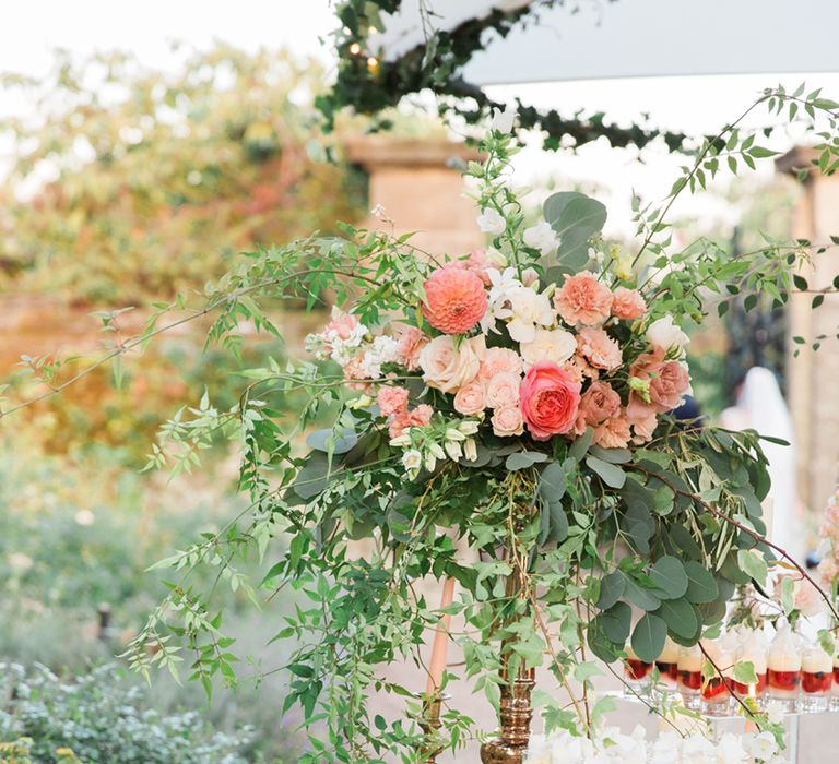 Jenni Bloom Flowers | Cowdray House, West Sussex | Photography by Emma Pilkington | Beattie Bailey planning &amp; Styling | Bride wears Suzanne Neville