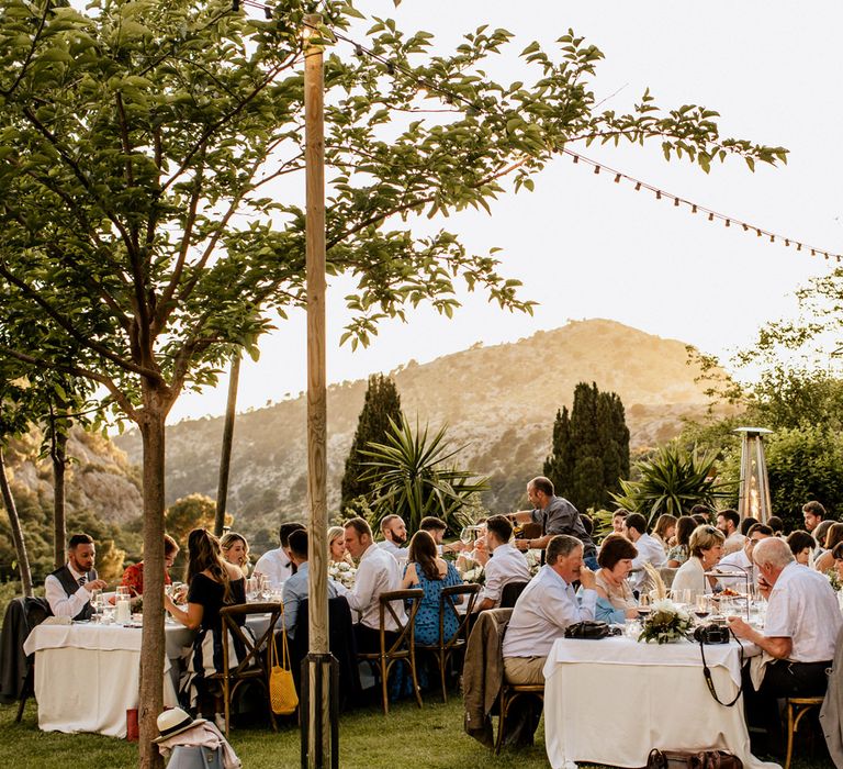 Outdoor Wedding Reception in Mallorca