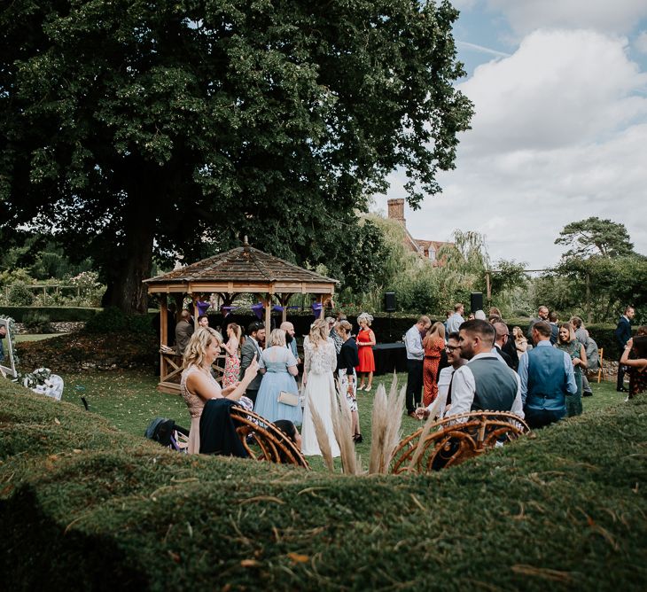 Outdoor Drinks Reception at Nettlestead Place in Kent