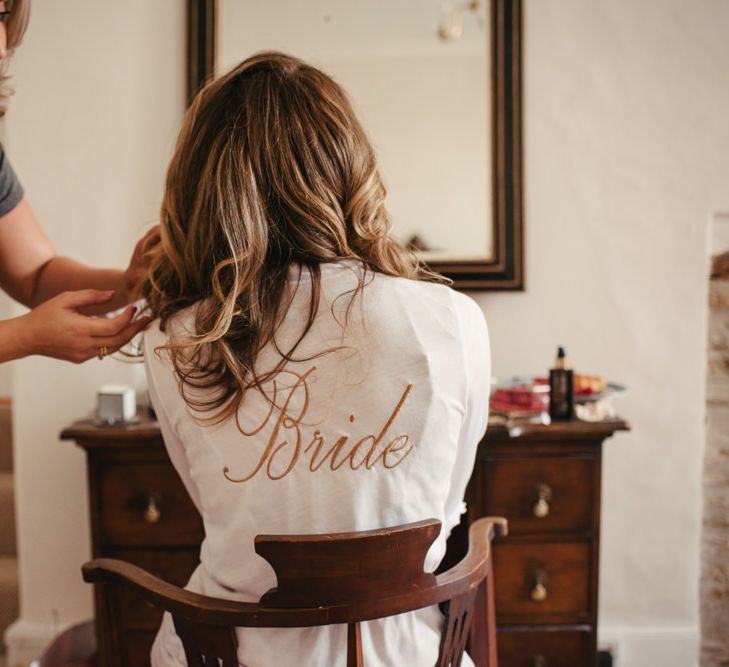 Laid Back Cornish Wedding Planned From Australia At Launcells Barton Bude Bride In Made With Love 'Stevie' Gown Images By McGivern Photography