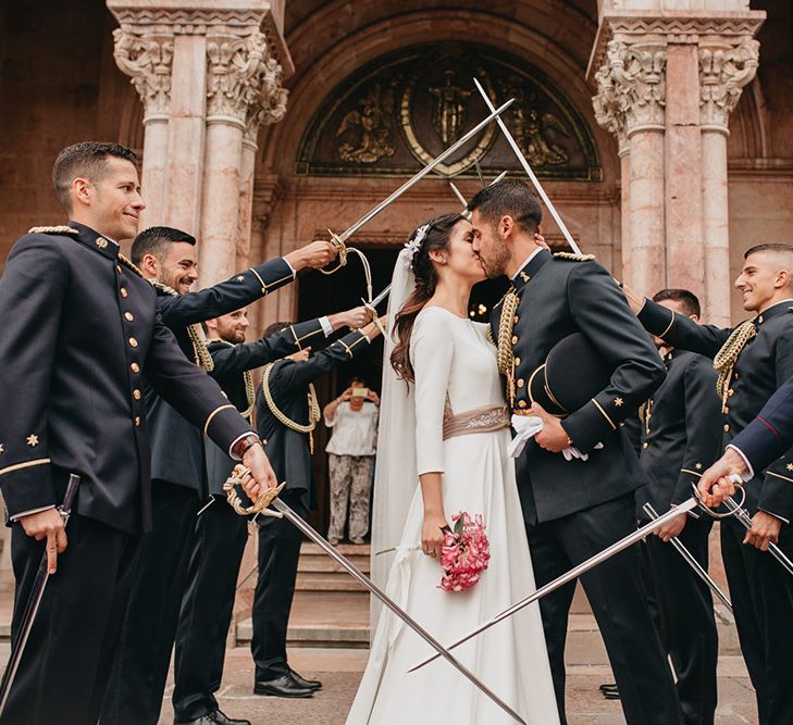 Military wedding in Spain