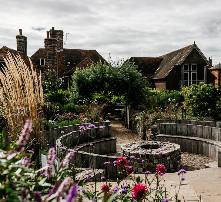 Pub Garden | Quirky Pub Wedding at The Bell in Ticehurst East Sussex | Epic Love Story Photography