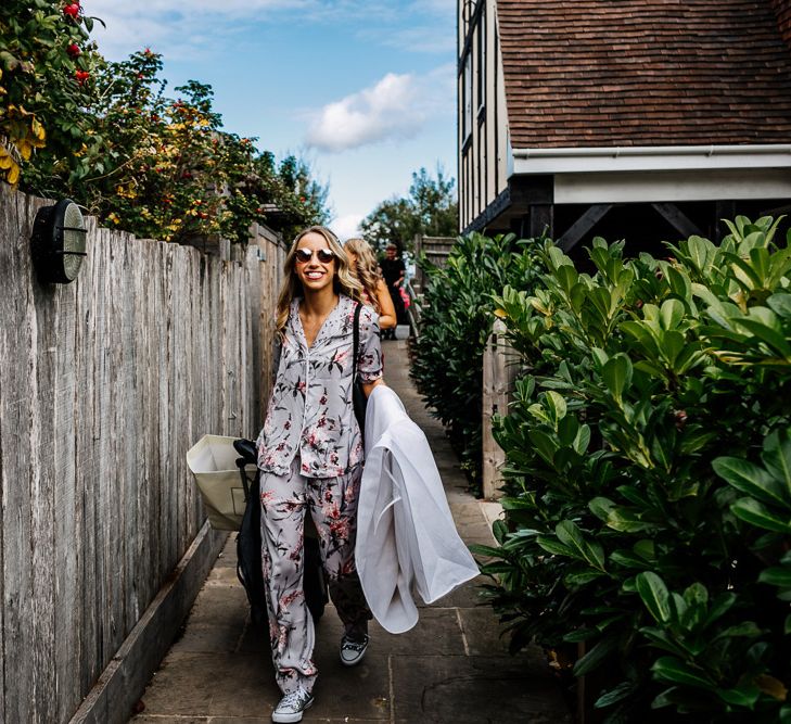 Wedding Morning Bridal Preparations | Quirky Pub Wedding at The Bell in Ticehurst East Sussex | Epic Love Story Photography