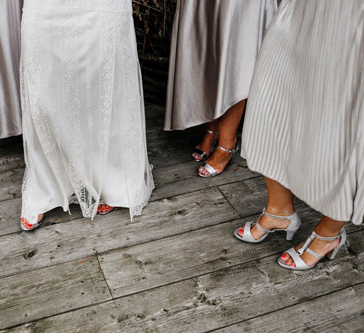 Bridal Party Shoes | Quirky Pub Wedding at The Bell in Ticehurst East Sussex | Epic Love Story Photography