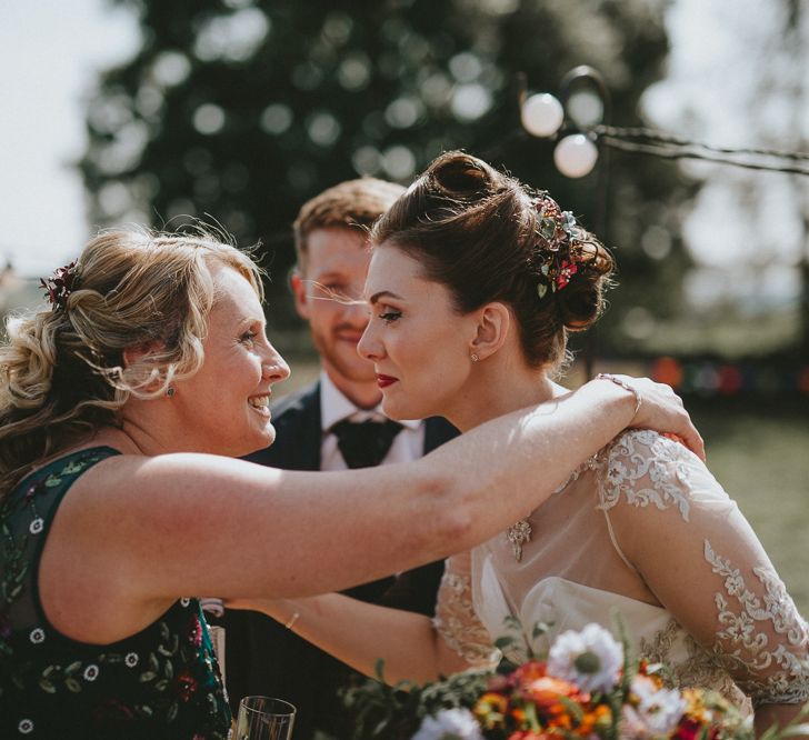 Bride with guest