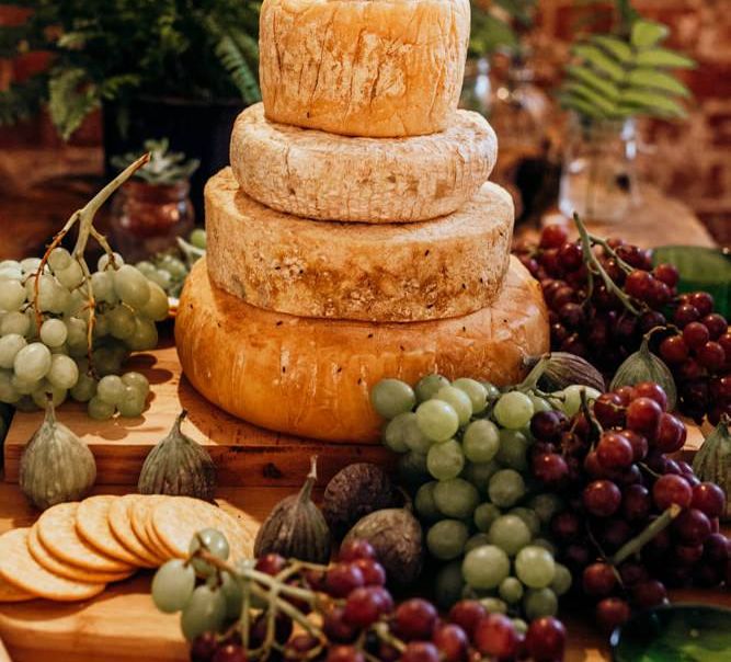 Cheese Tower Wedding Cake by Wildes Cheeses