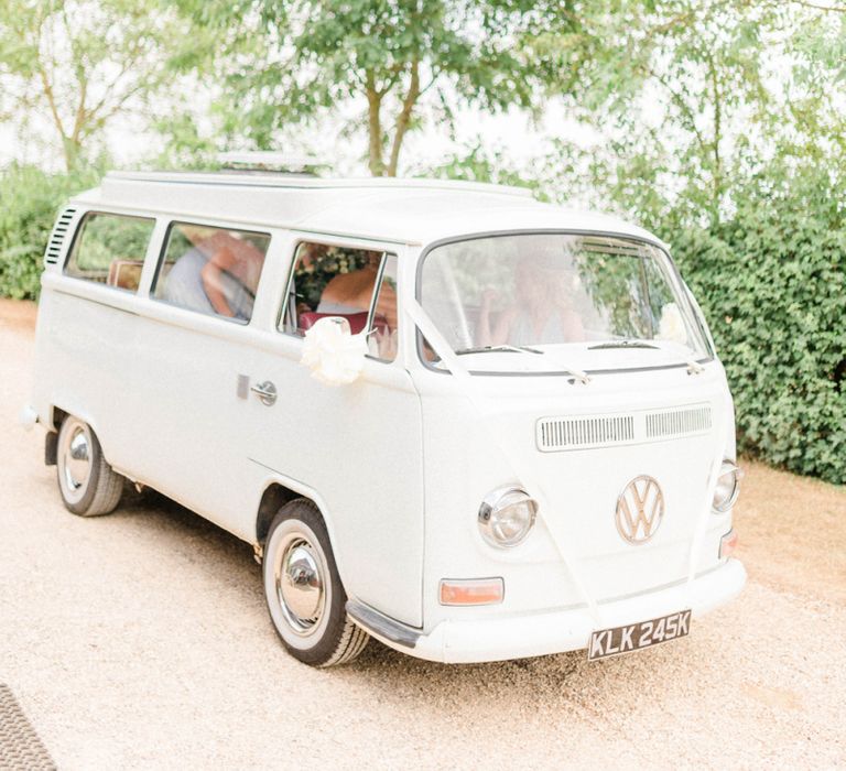 VW Camper Van Wedding Transport