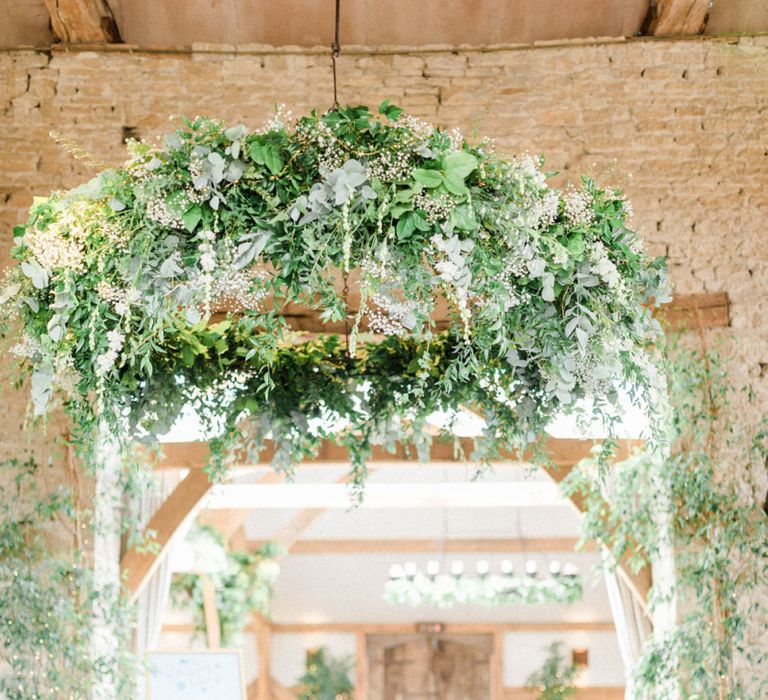 Greenery Hanging Hoop Wedding Decor