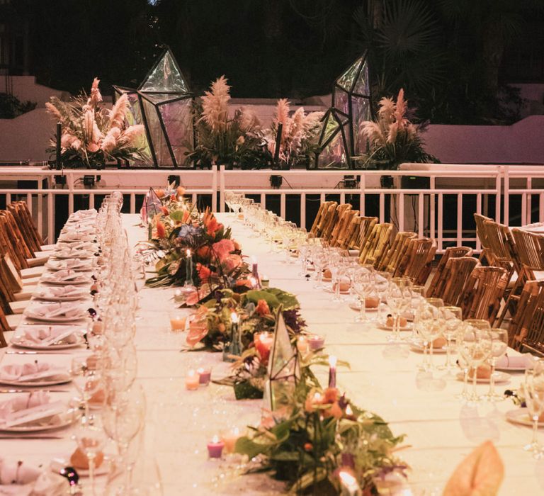 Long tablescape